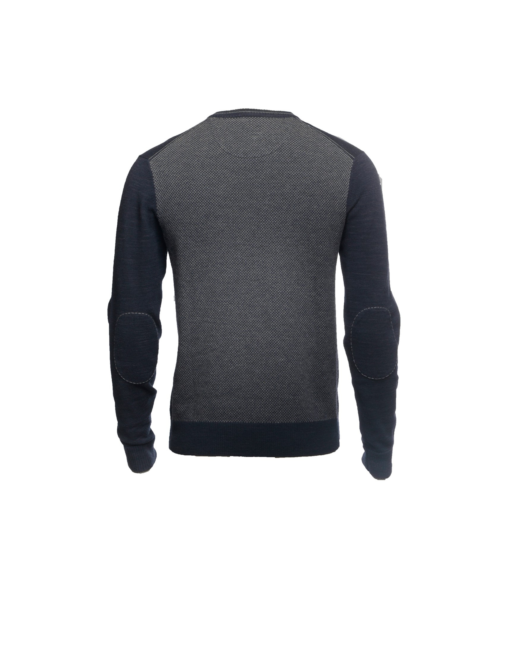 Blue wool/cashmere pullover