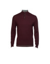 Aubergine wool/cashmere pullover