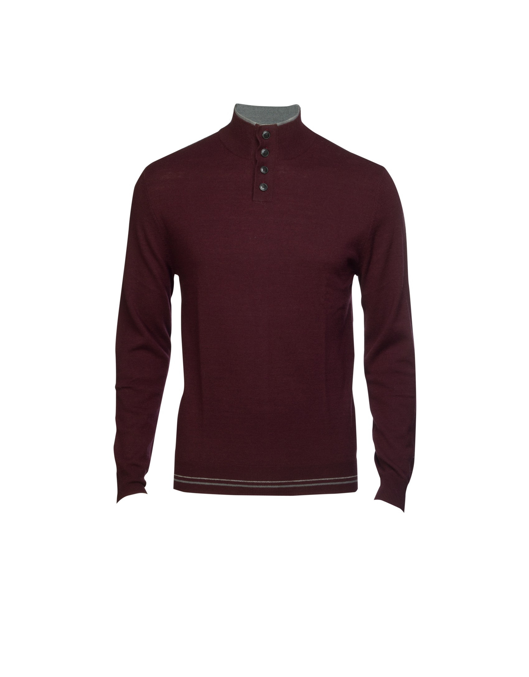 Aubergine wool/cashmere pullover