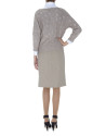 Beige openwork sweater 