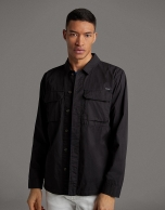 Sobrecamisa algodón marino