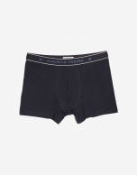 White/navy boxers pack