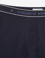 White/navy boxers pack