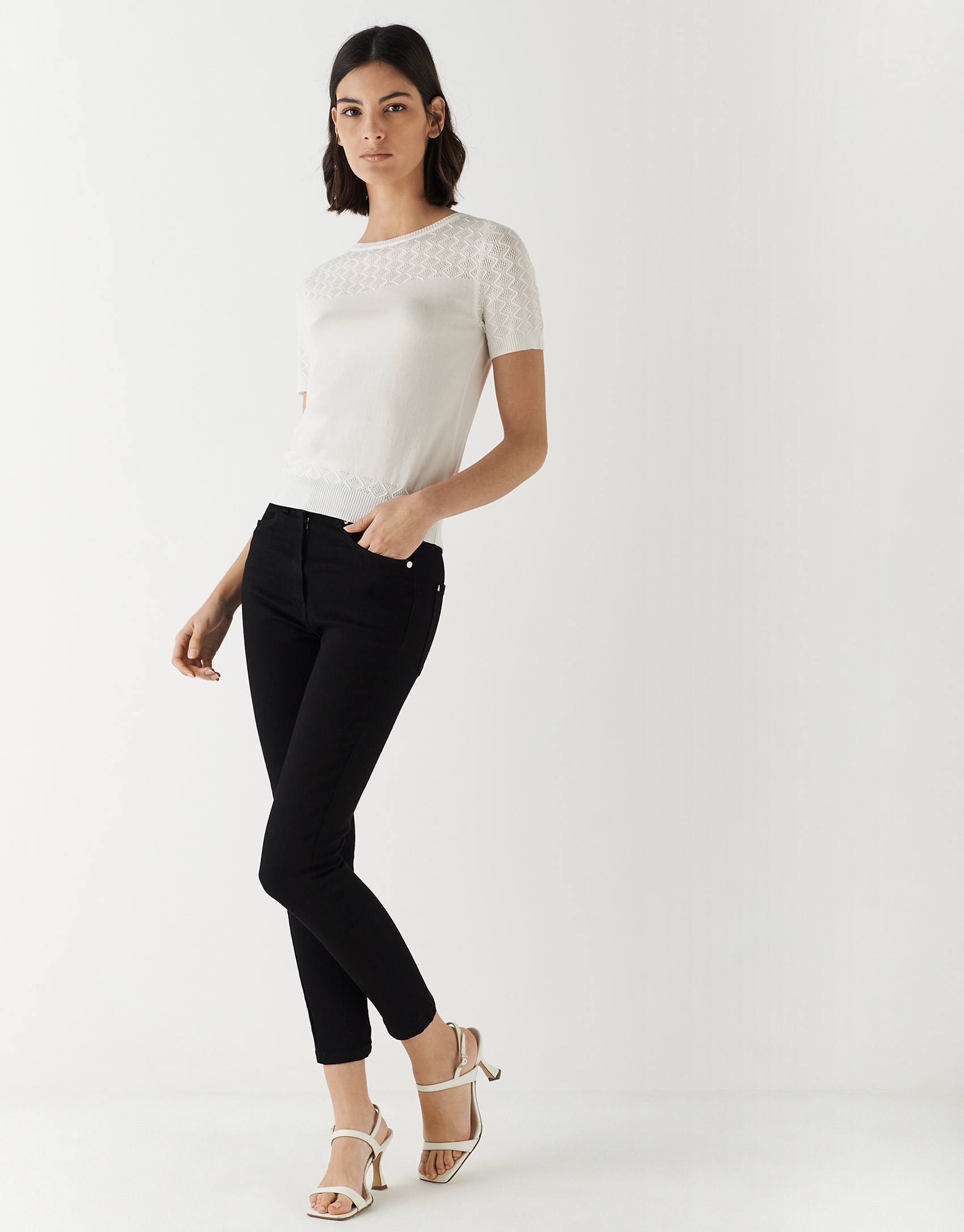 Pantal&oacute;n cinco bolsillos vaquero negro