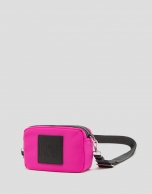 Fuchsia nylon Dalhia Cross Mini shoulder bag