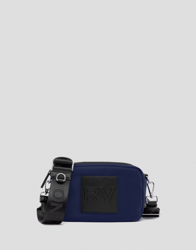 Bolso bandolera Dalhia Cross Mini nailon azul