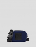 Blue nylon Dalhia Cross Mini shoulder bag