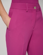 Bougainvillea straight crepe pants
