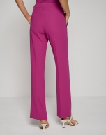 Bougainvillea straight crepe pants