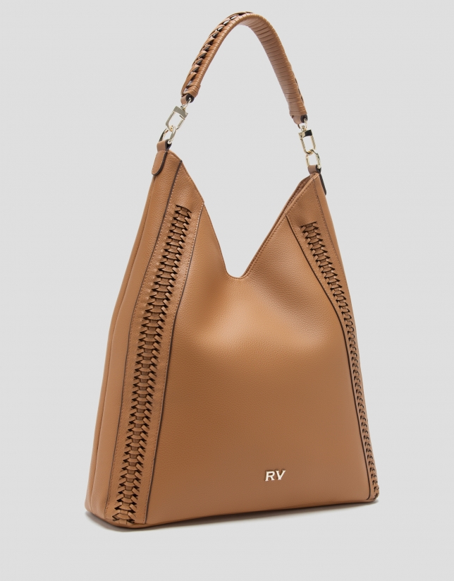 Bolso Crafts Hobo piel cámel