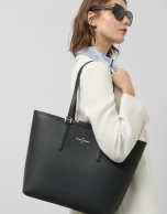 Bolso shopper Sama piel negra