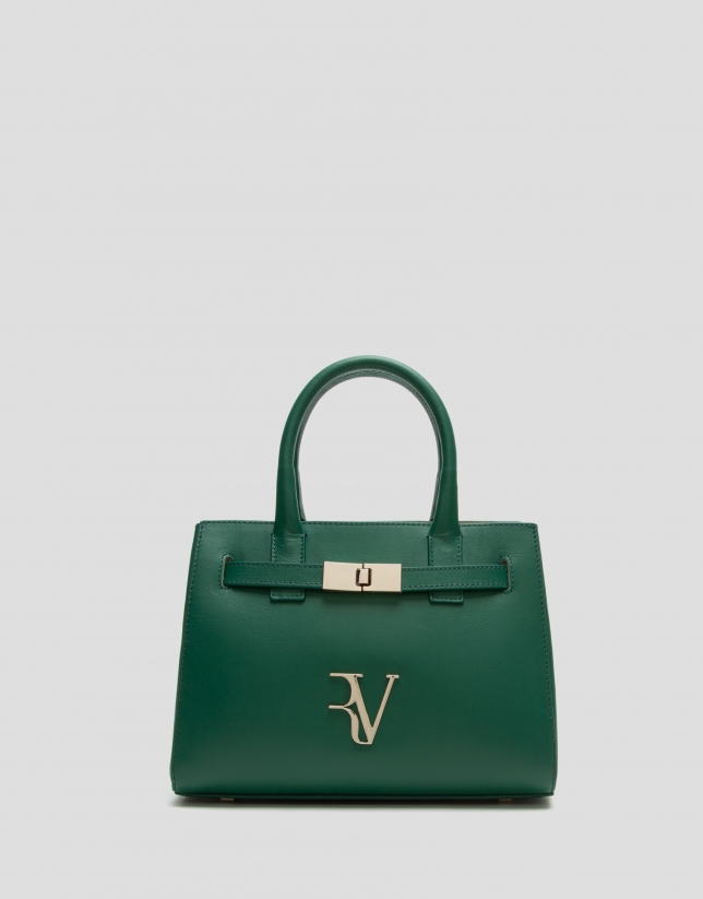 Satchel Mini Millie green leather