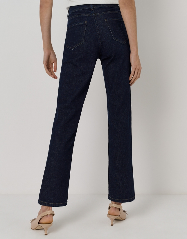 Pantal&oacute;n vaquero azul recto