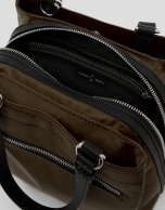 Bolso hobo Dalhia S nailon marrón