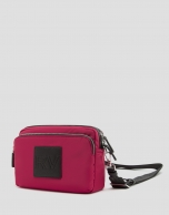 Bolso bandolera Dalhia Cross Midi nailon rosa