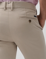 Sand dyed chino trousers