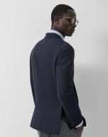 Navy blue structured jacket