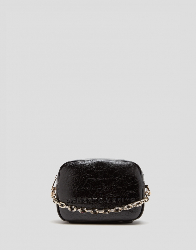 Bazin shoulder bag in black