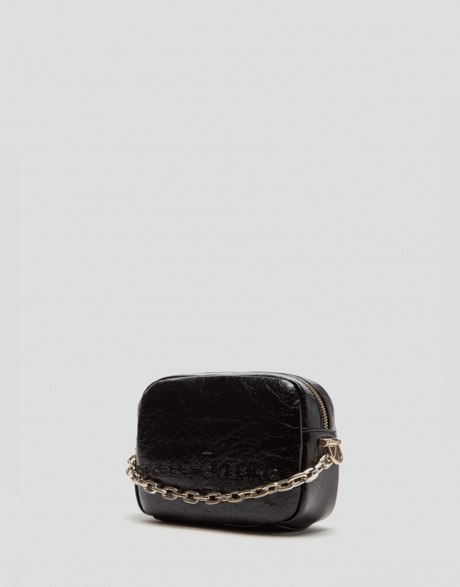 Bazin shoulder bag in black