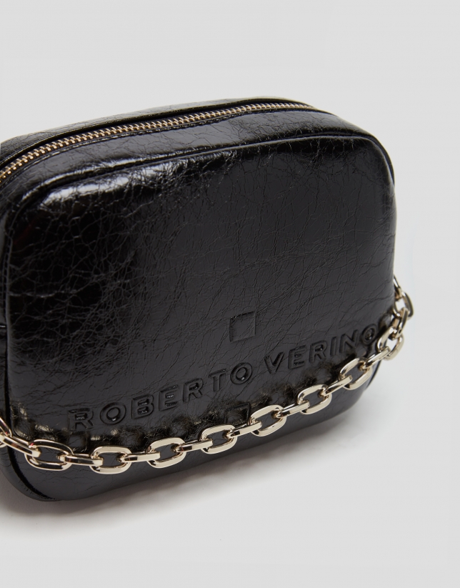 Bazin shoulder bag in black