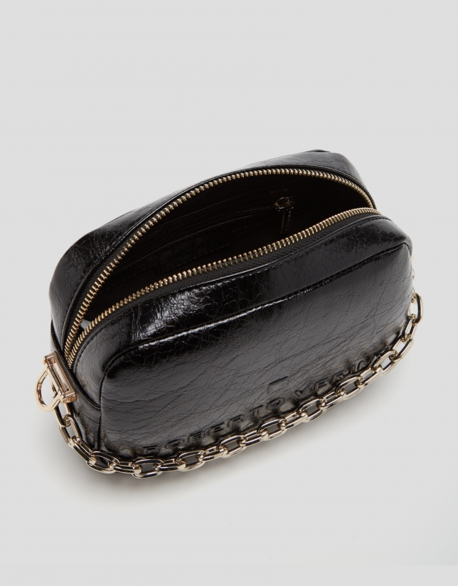 Bazin shoulder bag in black