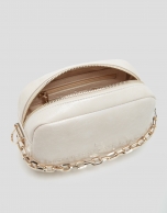 Bolso bandolera Bazin Beige