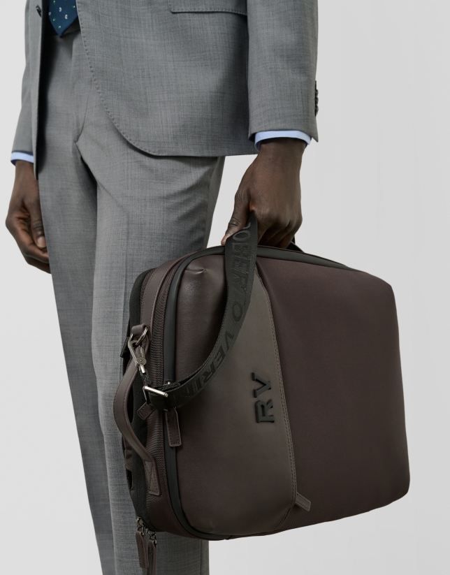 Mim brown travel bag