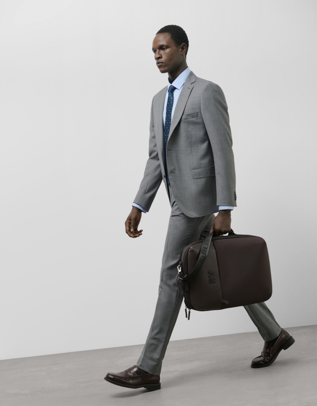 Mim brown travel bag