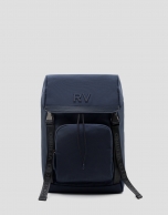 Blue nylon Work backpack