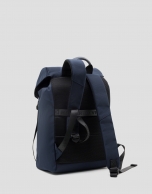 Blue nylon Work backpack