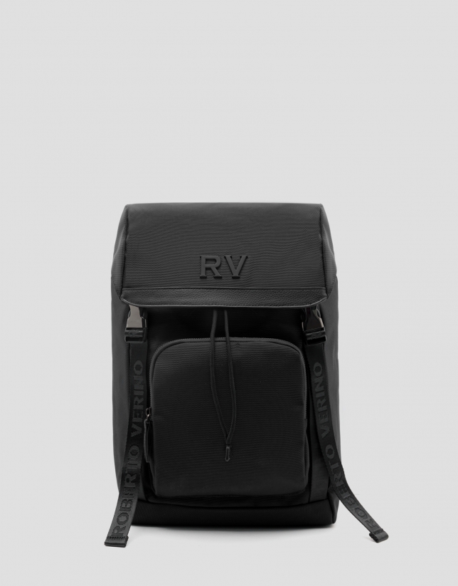 Work Backpack in black nylon
