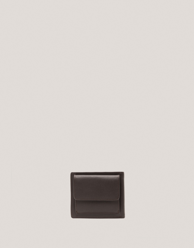 Men's brown leather wallet