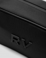 Mim men's black nylon toiletries bag