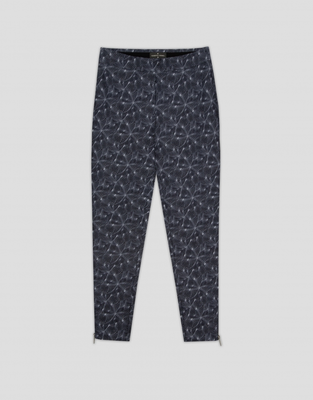 Pantalón legging fantasía azul marino