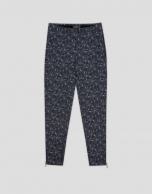 Pantalón legging fantasía azul marino