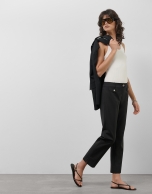 Pantalón pitillo negro