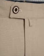 Pantalón chino ojo de perdiz color tostado claro