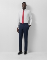 Plain white dress shirt