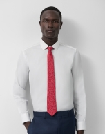 Plain white dress shirt