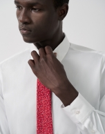 Plain white dress shirt