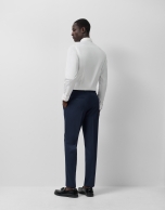 Plain white dress shirt