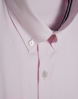 Camisa sport regular oxford rosa claro