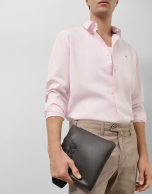 Camisa sport regular oxford rosa claro