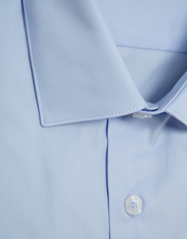 Camisa vestir celeste