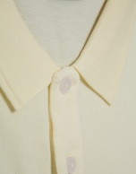 Polo piqué tintado amarillo
