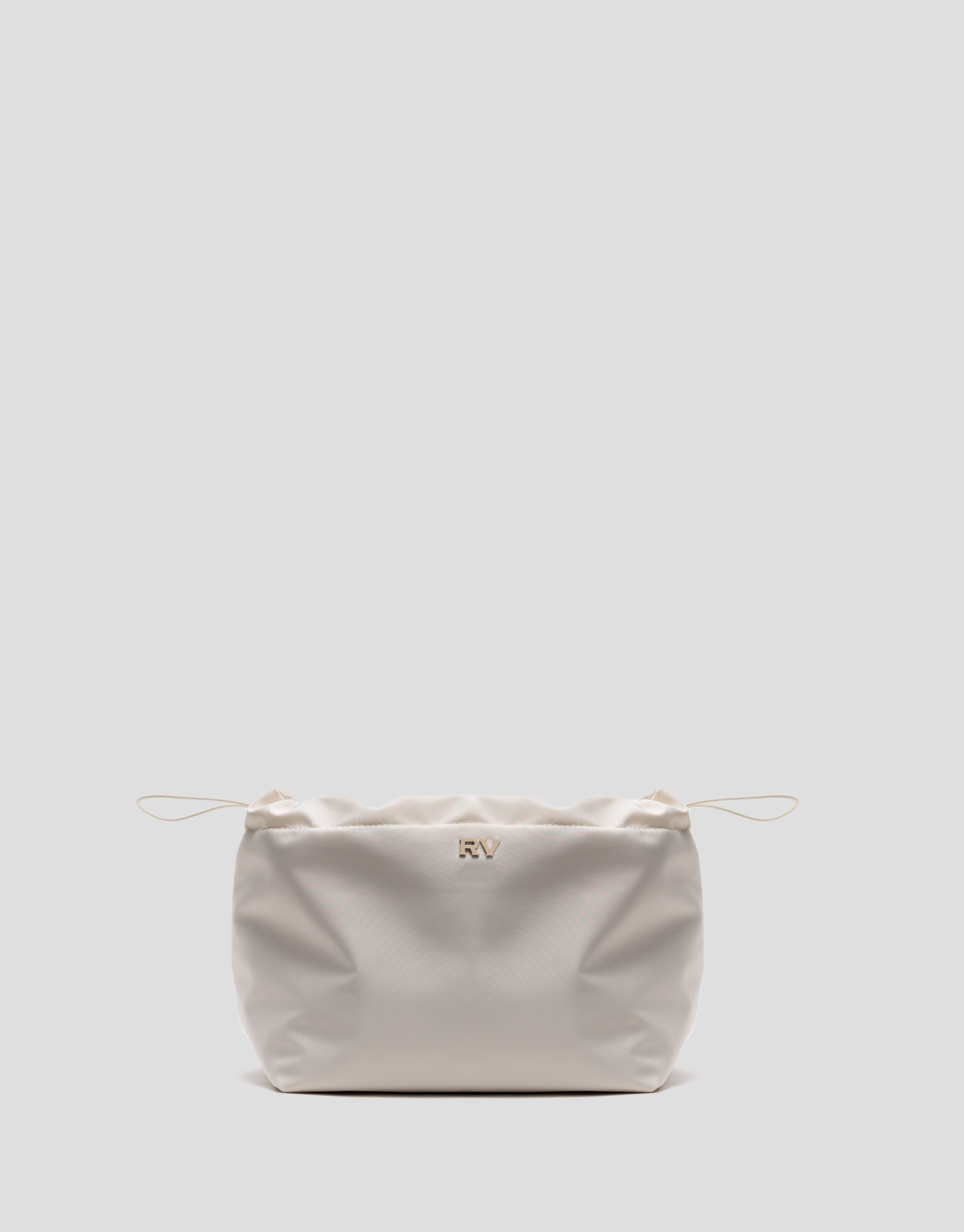 Beige nylon bag organizer