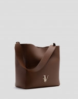 Valentina Hobo shoulder bag in leather