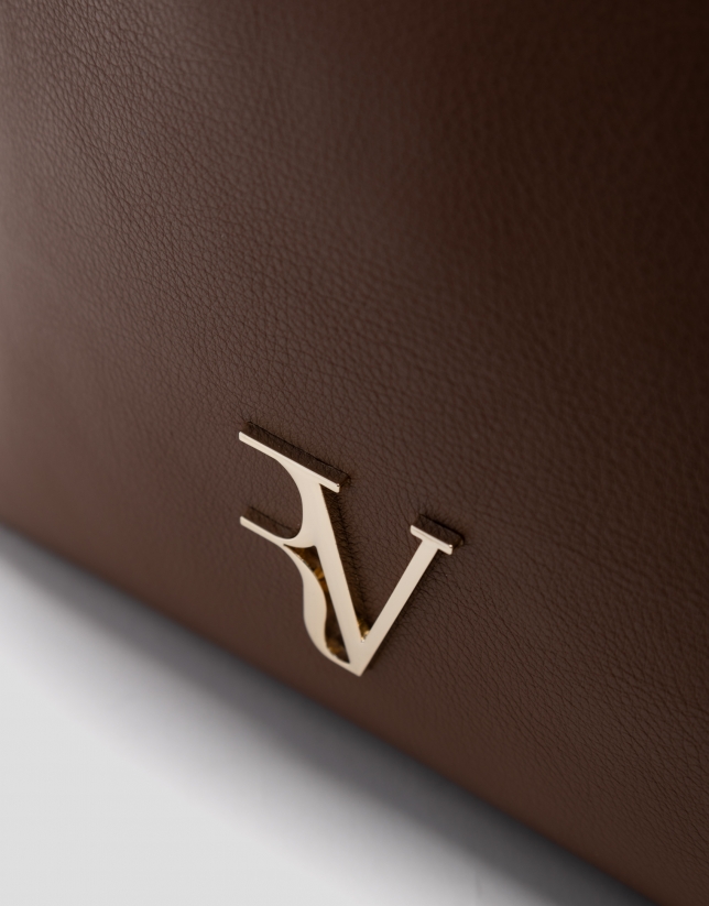 Valentina Hobo shoulder bag in leather