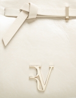 Cream maxi Ares leather handbag
