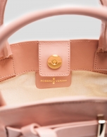 Bolso de mano Ares Mini piel rosa